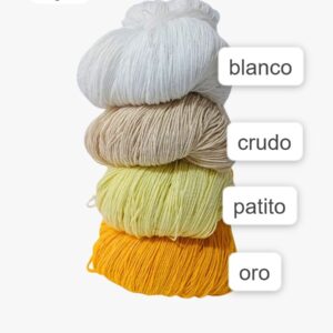 Hilo de algodón FINO madejas de 150 g