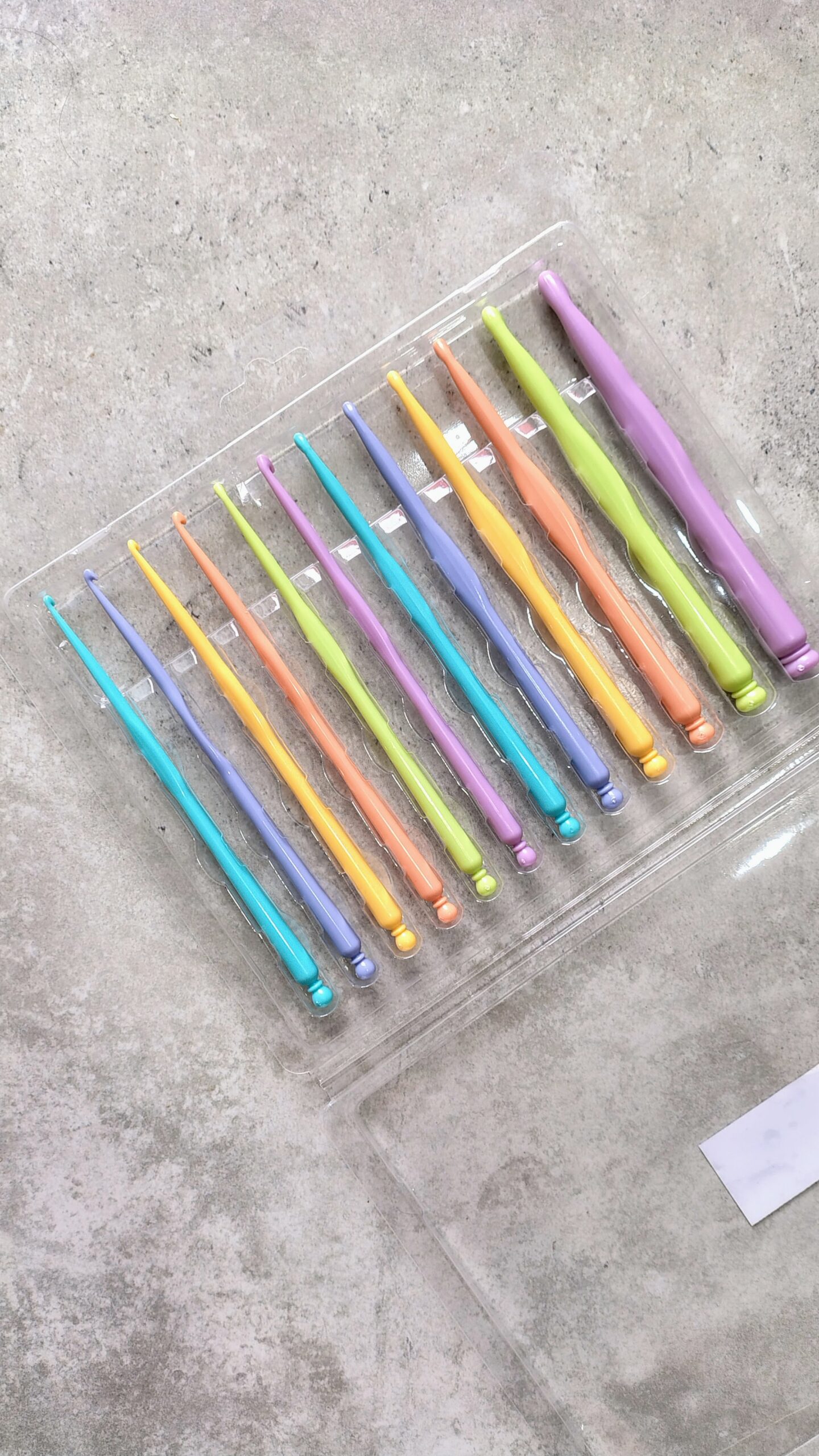 Agujas plásticas del Nº 2mm al 10mm